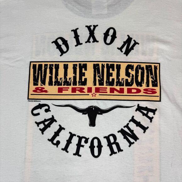 Vintage Y2K Willie Nelson & Friends "Live and Kickin" USA Tour Ringer Tee - 2XL - Picture 4 of 7